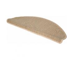 Stufenmatte York LUXOR living stufenförmig Höhe 8 mm maschinell gewebt, beige, beige