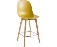 connubia by calligaris Barhocker Academy W CB/1672 P19W gelb Barmöbel Küchenmöbel Hocker