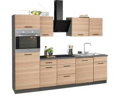wiho Küchen Küchenzeile Esbo beige Küchenzeilen ohne Geräte -blöcke Küchenmöbel Arbeitsmöbel-Sets