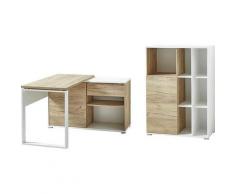 GERMANIA Büro-Set GW-Lioni (Set, 2-tlg) weiß Arbeitszimmer Büro Made in Germany - Möbel Arbeitsmöbel-Sets