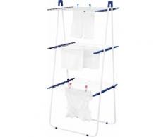Leifheit Wäscheständer Turmtrockner Pegasus Tower 200 Deluxe, weiß, weiß-blau