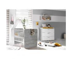 Babymöbel-Set Aarhus (Spar-Set, 2-tlg) grau Baby Baby-Möbel-Sets Babymöbel Schlafzimmermöbel-Sets