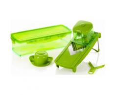 Genius Gemüsehobel SPEED SLICER MEDIUM, Edelstahl, (6-tlg.) grün Kochen Backen Haushaltswaren Küchenreiben