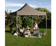 KONIFERA Faltpavillon Valencia Premium, BxT: 300x300 cm, Stahlgestell, mit Aufbewahrungstasche grau Pavillons Garten Balkon