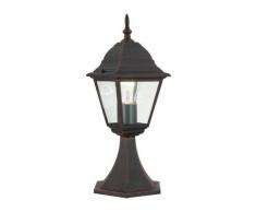 Brilliant Leuchten Newport Außensockelleuchte 41cm rostfarbend braun Außenleuchten SOFORT LIEFERBARE Lampen