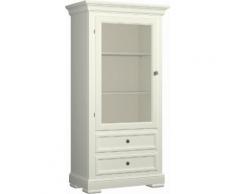 SELVA Vitrine Constantia Modell 7502 wahlweise mit oder ohne Beleuchtung, beige, elfenbeinfarbig