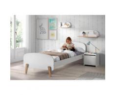 Vipack Kinderbett Kiddy weiß Kinder Kinderbetten Kindermöbel