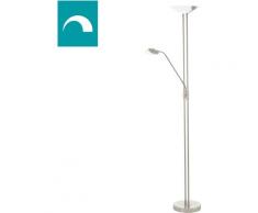 EGLO,LED Stehlampe BAYA LED silberfarben Stehlampen LED-Lampen und LED-Leuchten Lampen Leuchten
