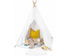 Pinolino Spielzelt Tipi Aponi, weiß Kinder Spieltunnel Outdoor-Spielzeug Spielzelte