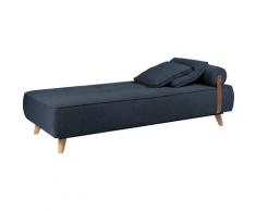 TOM TAILOR Daybett NORDIC DAYBED CHIC, inklusive Kissenrolle & Lederband, wahlweise mit Bettkasten, Füße in Eiche natur blau Tagesbetten Gästebetten Betten
