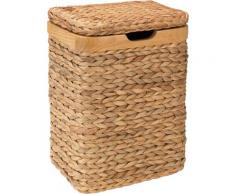 Home affaire Wäschebox beige Wäschetonnen Wäschekörbe Wäschetruhen Badmöbel Wäschesammler