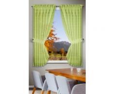 WILLKOMMEN ZUHAUSE by ALBANI GROUP Scheibengardine Tirol, Landhaus-Garnitur grün Wohnzimmergardinen Gardinen nach Räumen Vorhänge