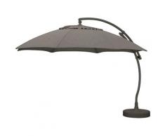 sungarden Sonnenschirm grau Sonnenschirme -segel Gartenmöbel Gartendeko