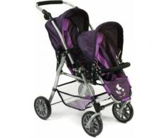 CHIC2000 Puppen-Zwillingsbuggy Twinny, Pflaume lila Kinder Ab 3-5 Jahren Altersempfehlung