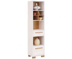 Home affaire Regal Ance, Ance aus Kiefer und Eiche massiv, Höhe 184 cm weiß Standregale Regale