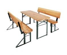 Pinolino Kindersitzgruppe Sepp, Picknicktisch, BxHxT: 110x40x54 cm braun Kinder Kinderstühle Kindermöbel