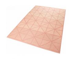 Teppich Noora Kelim Esprit rechteckig Höhe 5 mm handgewebt, rosa, rosa