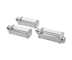 Smeg Nudelvorsatz SMPC01 3tlg., Zubehör für Küchenmaschinen SMF02, SMF03 und SMF13 silberfarben Haushaltsgeräte Küchenmaschinen-Aufsätze
