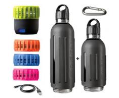 SDIGITAL Trinkflasche Spritz - Marathon Kit grau Aufbewahrung Küchenhelfer Haushaltswaren Trinkflaschen