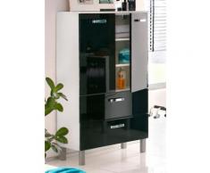 Midischrank HELD MÖBEL Ventura, schwarz, weiß-schwarz