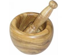 BERARD FRANCE 1892 Mörser, robustes Olivenholz braun Mörser Kochen Backen Haushaltswaren