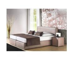 Places of Style Boxspringbett Carva grau Einzelbetten Betten Komplettbetten