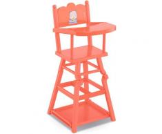 Corolle Puppenhochstuhl Mon grand poupon, 2in1 Hochstuhl, 36-42cm orange Kinder Puppenzubehör Puppen