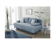 Jockenhöfer Gruppe Schlafsofa, mit modischer Pfeifensteppung blau Schlafsofa Schlafsofas Sofas Couches Gemütliches Wohnzimmer