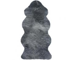 Heitmann Felle Fellteppich Lammfell KE 152, fellförmig, 70 mm Höhe, echtes Austral. Lammfell, Wohnzimmer grau Schlafzimmerteppiche Teppiche nach Räumen