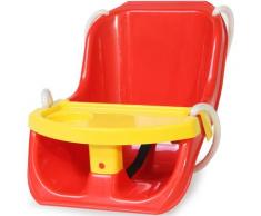 Jamara Babyschaukel Comfort Swing 2in1, rot, bis 25 kg rot Baby Schaukel Wippen Outdoor-Spielzeug