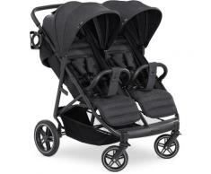 Hauck Geschwisterwagen Uptown Duo schwarz Kinder Kinderwagen Buggies