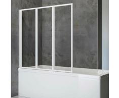 Schulte Badewannenaufsatz Komfort, BxH: 127 x 120 cm, zum Kleben oder Bohren weiß Duschwände Duschen Bad Sanitär