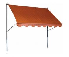 Angerer Freizeitmöbel Klemmmarkise, 150 cm Breite, Ausfall orange Klemmmarkise Markisen Garten Balkon