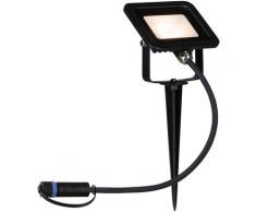 Paulmann LED Gartenstrahler Plug & Shine Erdspieß Flood IP65 6,8W 3.000K Schwarz, 1 St., Warmweiß schwarz LED-Lampen LED-Leuchten Lampen Leuchten sofort lieferbar