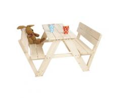 Pinolino Kindersitzgruppe Nicki für 4, mit Rückenlehne beige Kinder Ab 2 Jahren Altersempfehlung Sitzmöbel-Sets