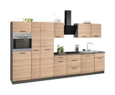 wiho Küchen Küchenzeile Esbo, beige, Zen Esche
