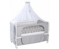 roba Babybett, Room bed, Little Stars weiß Baby Beistellbetten Babybetten Babymöbel