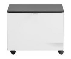 trendteam Rollcontainer Beach grau Badhocker Bänke Badmöbel Rollwagen