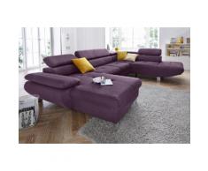 exxpo - sofa fashion Wohnlandschaft, lila, hortensie