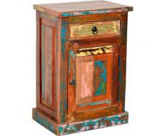 SIT Kommode Riverboat, aus recyceltem Altholz, Shabby Chic, Vintage bunt Bad-Unterschränke Badmöbel Sideboards