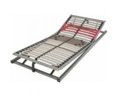 Lattenrost, Classic 28 KF, Schlaraffia, Kopfteil manuell verstellbar grau Lattenrost-verstellbar Lattenroste Matratzen und Lattenrost