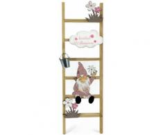NOOR LIVING Dekoleiter Zwerge, Standdeko für den Eingangsbereich, Höhe ca. 60 cm beige Osterdeko Vorfreude Ostern Dekofiguren