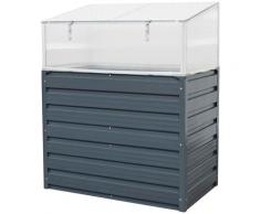 KONIFERA Frühbeet GBX-CF8, BxTxH: 99x60x43 cm, mit Frühbeetaufsatz grau Frühbeete Gewächshäuser Garten Balkon