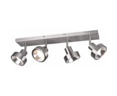 TRIO Leuchten Wandstrahler Leon, GU10 grau Deckenstrahler Strahler Spots Lampen