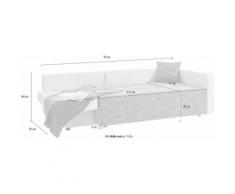 COLLECTION AB Schlafsofa, inklusive Bettfunktion und Bettkasten, frei im Raum stellbar schwarz Schlafsofa Schlafsofas Sofas Couches Gemütliches Wohnzimmer