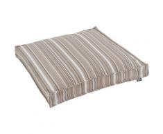 H.O.C.K. Sitzkissen Yucatan Outdoor, (1 St.), mit bunten Streifen beige Sitzwürfel Hocker
