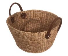 Franz Müller Flechtwaren Dekokorb Wasserhyazinthe, beige, natur