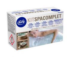 Gre Poolpflege Kit Spacomplet KTSPAG, Wasserpflege für Whirpools weiß Poolzubehör -reinigung Pools Planschbecken Garten Balkon