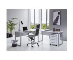 BMG Büro-Set Tabor Office 0 (Set, 2-tlg) grau Arbeitszimmer Büro Made in Germany - Möbel Arbeitsmöbel-Sets