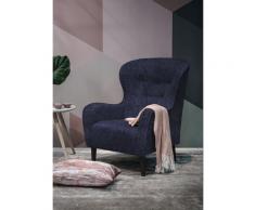furninova Ohrensessel Ellen, gemütlicher mit attraktiver Knopfapplikation im Landhausstil blau Sessel und Hocker Sofas Couches